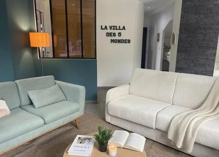 Villa Des 5 Mondes Piscine Et Billard 10 Pers *